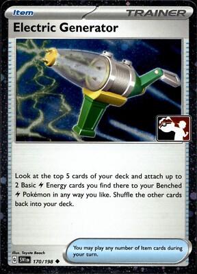 Scarlet & Violet Electric Generator [Prize-Pack-Cosmos-Holo] Pokémon card